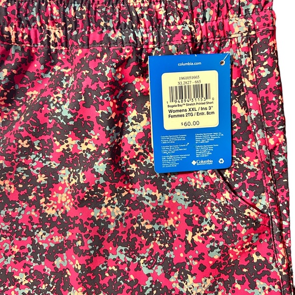Columbia Omni-Shade Bogata Bay stretch printed short/ Size XXL / NWT - Picture 2 of 5
